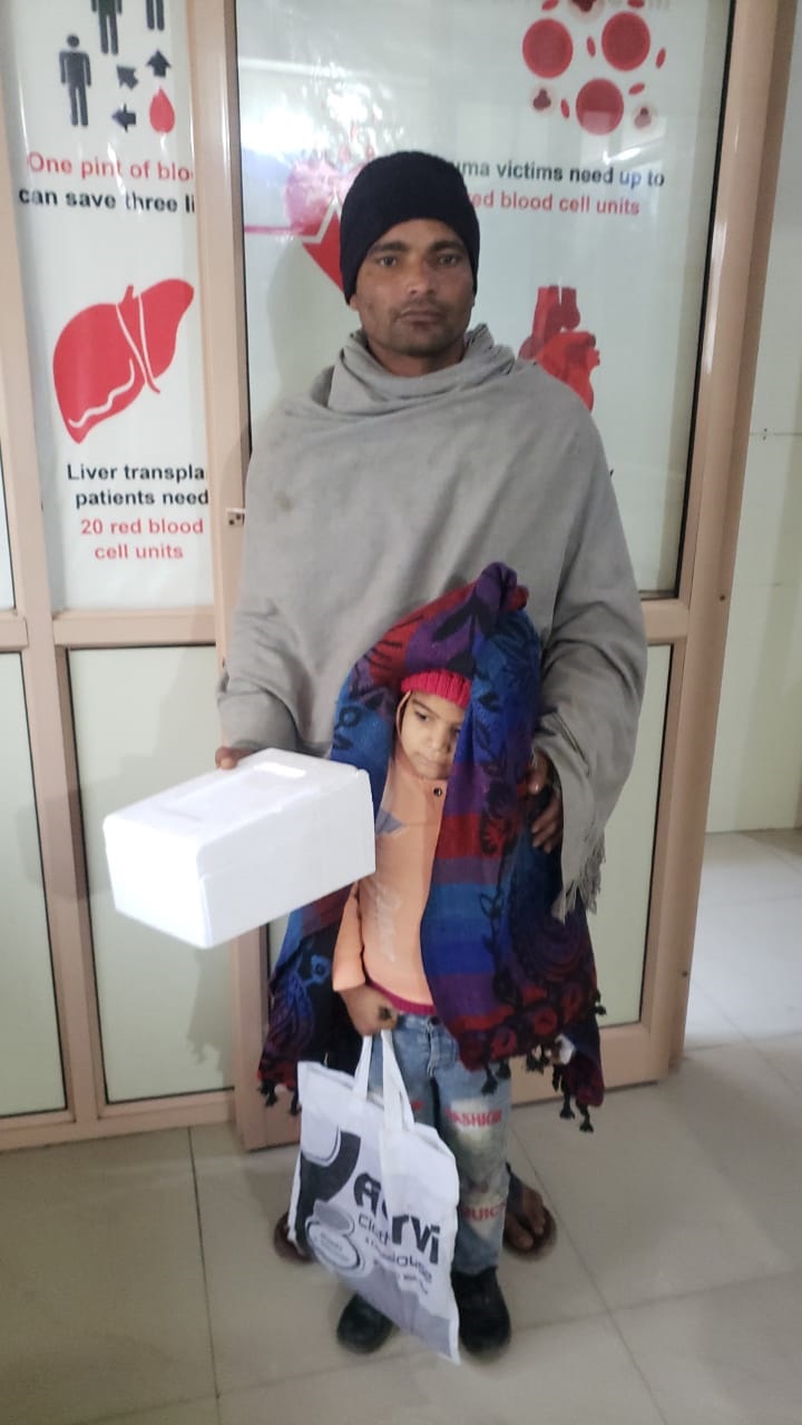 Adopted Thalassemic child by APNA BLOOD BANK
